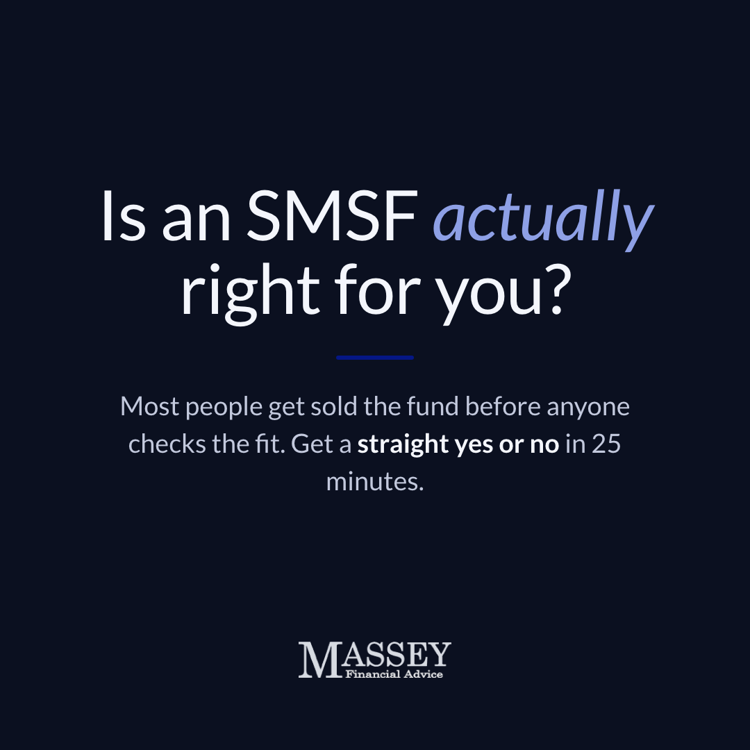 Is an SMSF actually right for you? ad creative